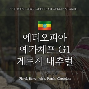 [원두]에티오피아 예가체프 G1 게르시 내추럴