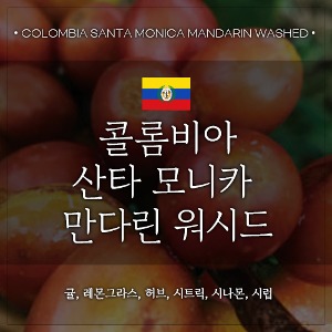 [원두]콜롬비아 산타 모니카 만다린 워시드